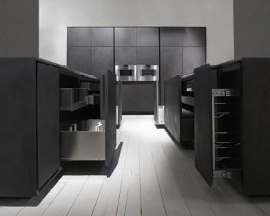 RIFRA Кухня с двойным островом из черного бетона One sun-id-1504045 - Вид №3