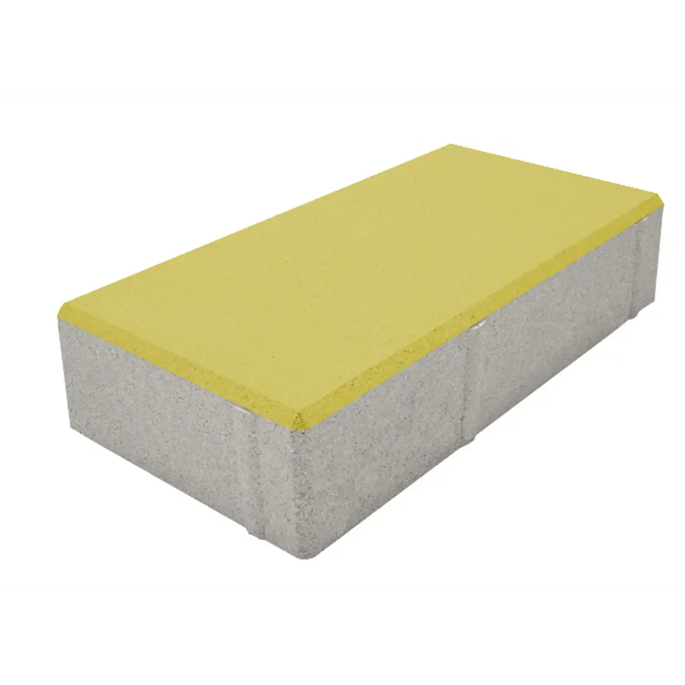 Плитка тротуарная Призма 200x100x50 мм цвет желтый Santreyd STLM-2199230