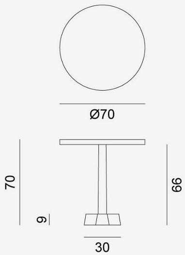 Gervasoni Круглый сервировочный стол Brass/silver sun-id-1481190 - Вид №14