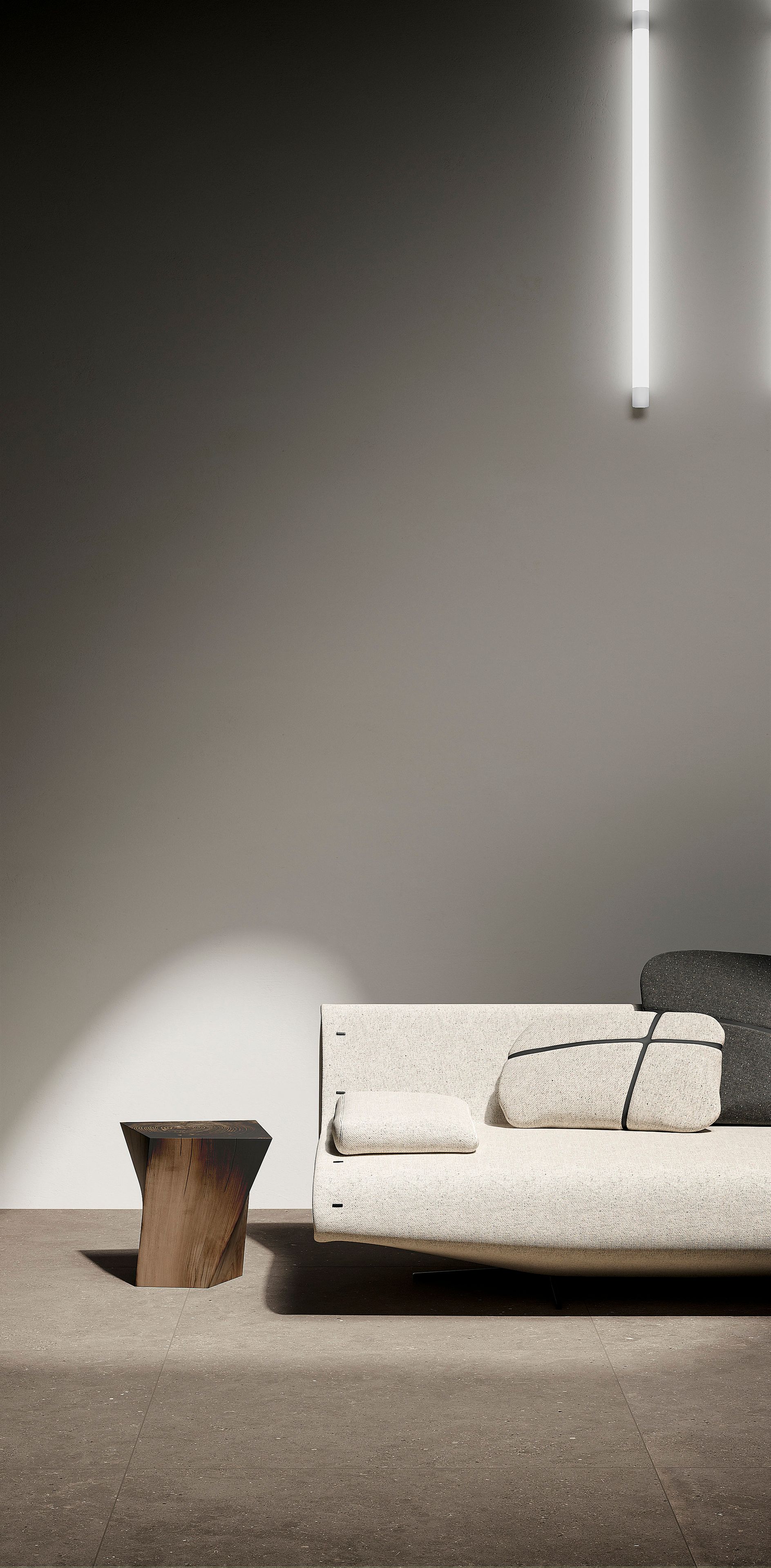 Пол / облицовка керамогранита с эффектом камня Fiandre сплошная ARCH-00087079 - Вид №1