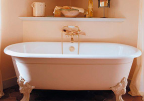 Gentry Home Bexley Cast iron bathtubs with feet Белый sun-id-1075283 - Вид №1