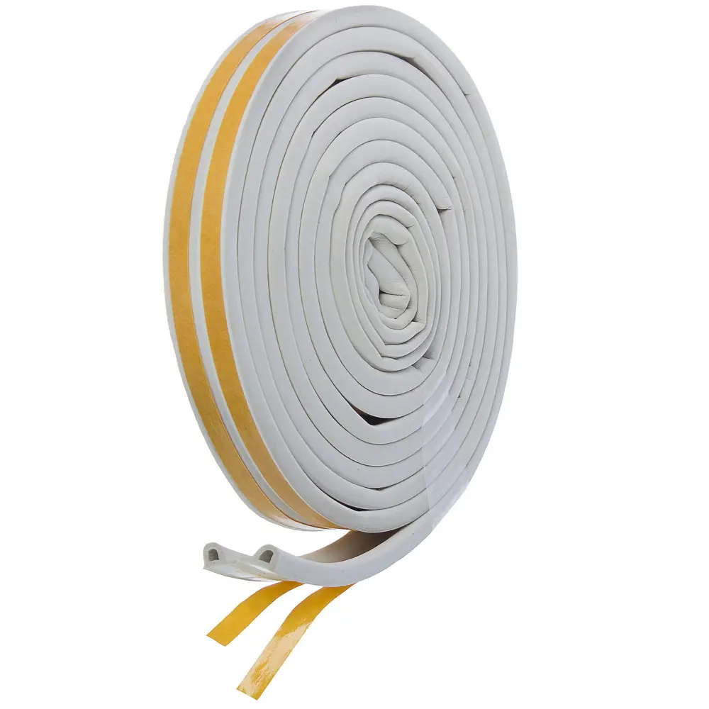 Уплотнитель для окон белый P-профиль, 9х5.5 мм х 6 м Santreyd STLM-2100516