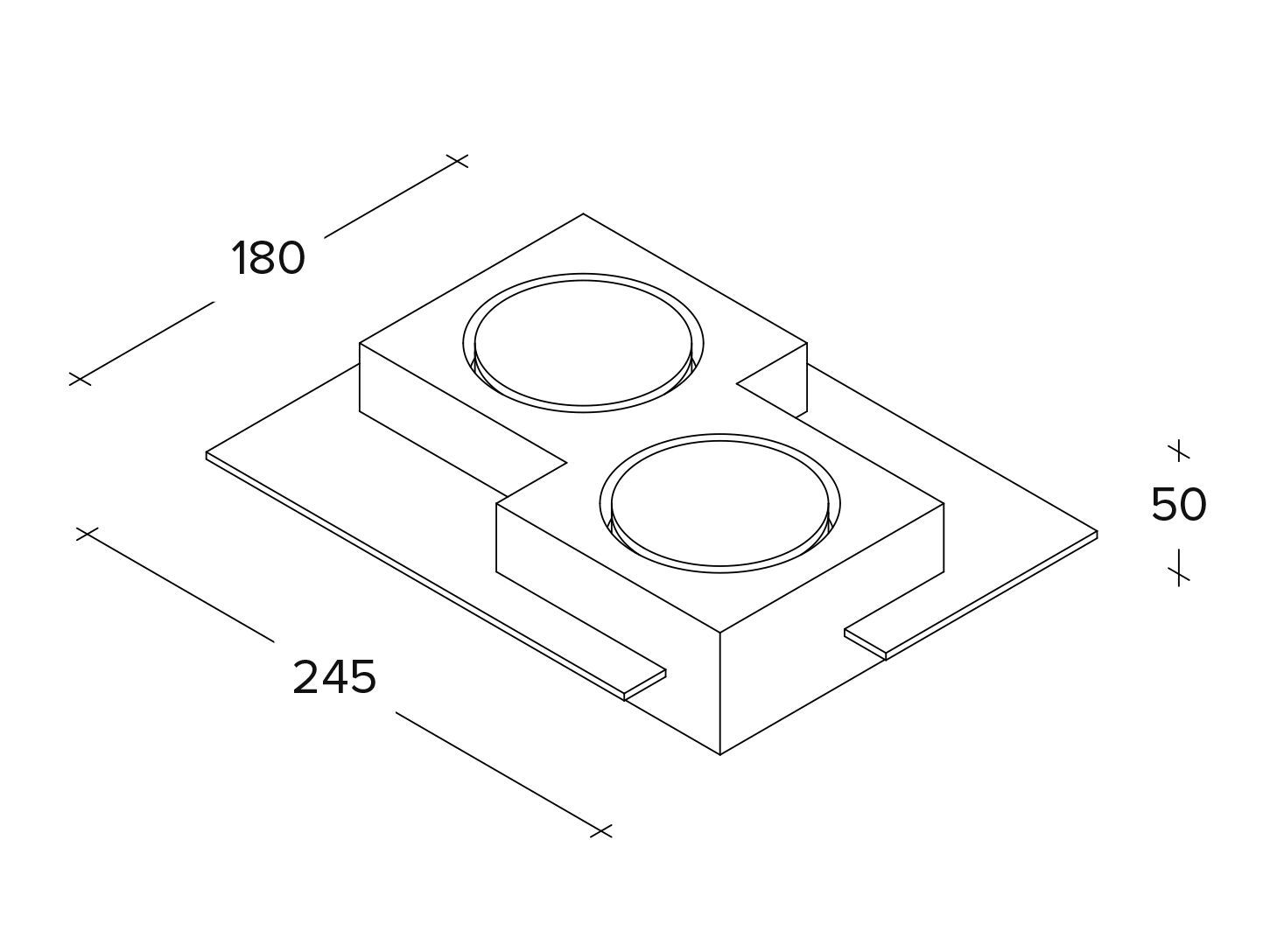 Гипсовый потолочный светильник Tecnico MILET ARCH-00152749 - Вид №2