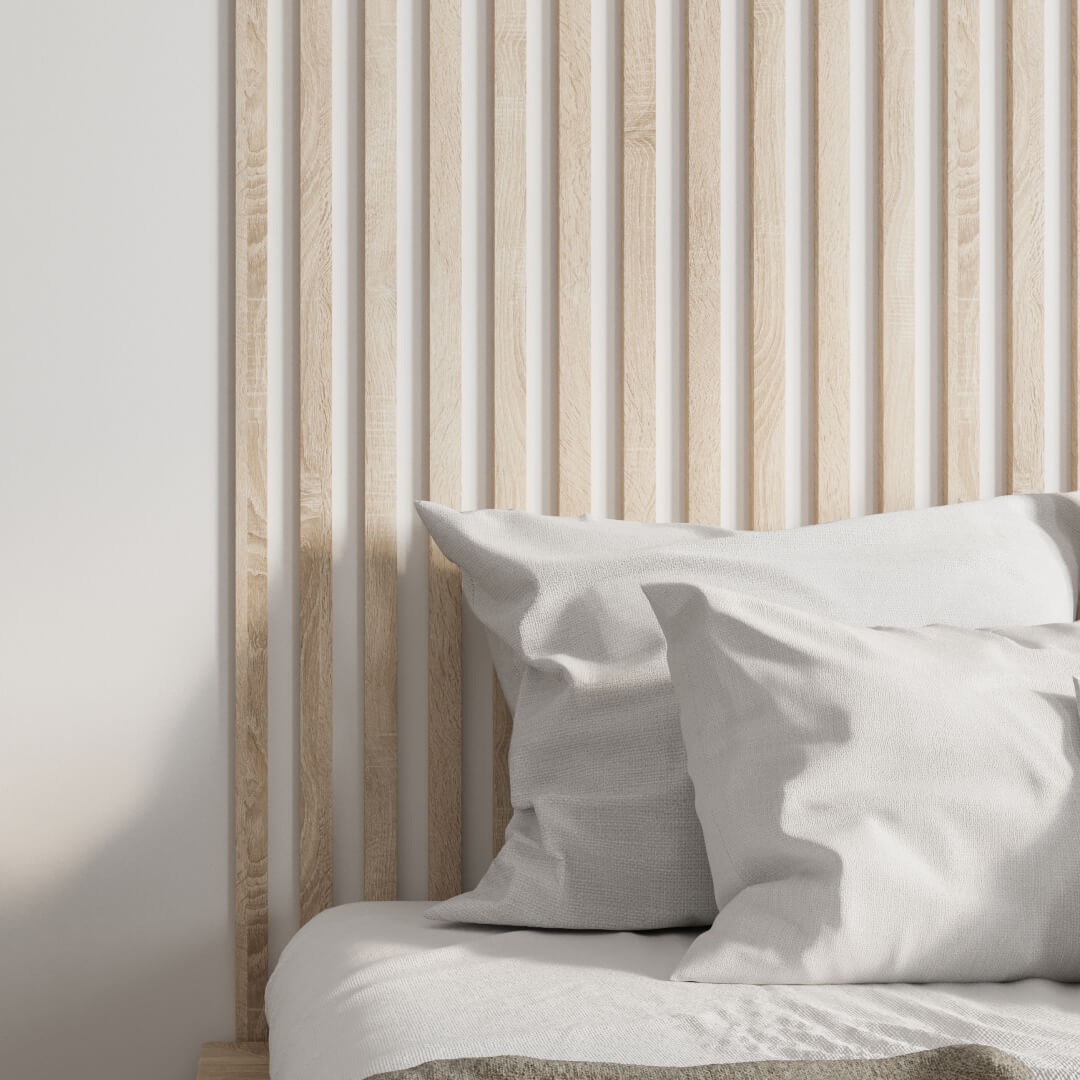 Интерьерная Рейка МДФ Stella Планкен Standard Дуб Сонома 16*60*2700 (уп.6 шт.) Standart STSR-836 - Вид №1