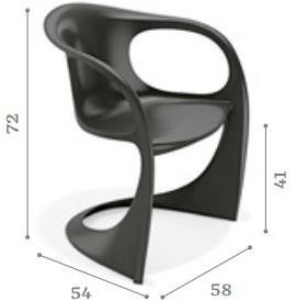 Casala Консольный стул с подлокотниками Casalino 2007-10 - Вид №7