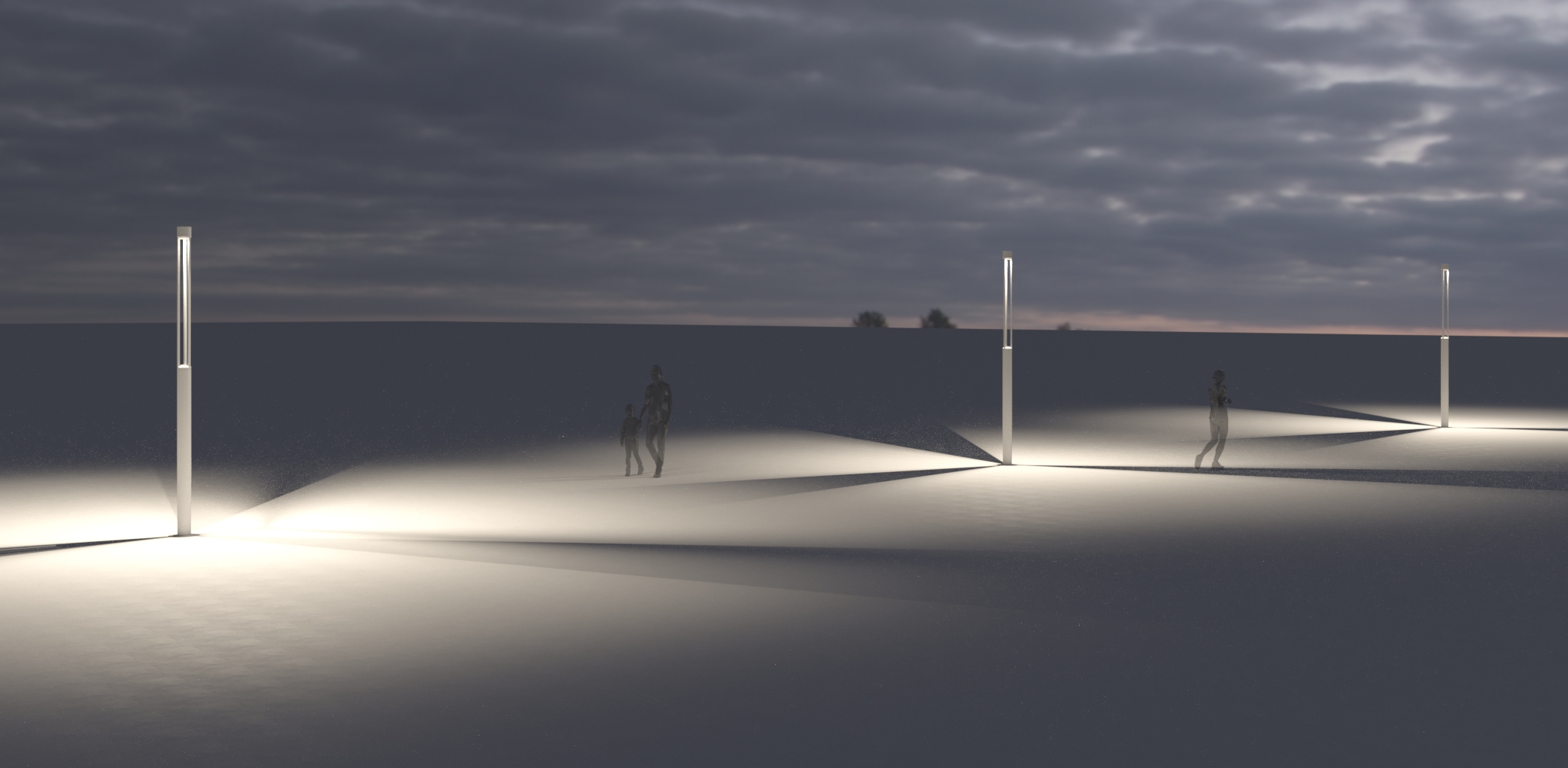 3333613 Уличное освещение  Platek TRIS  TRIS H. 3600 mm - 1 COB LED 3000K - Вид №11