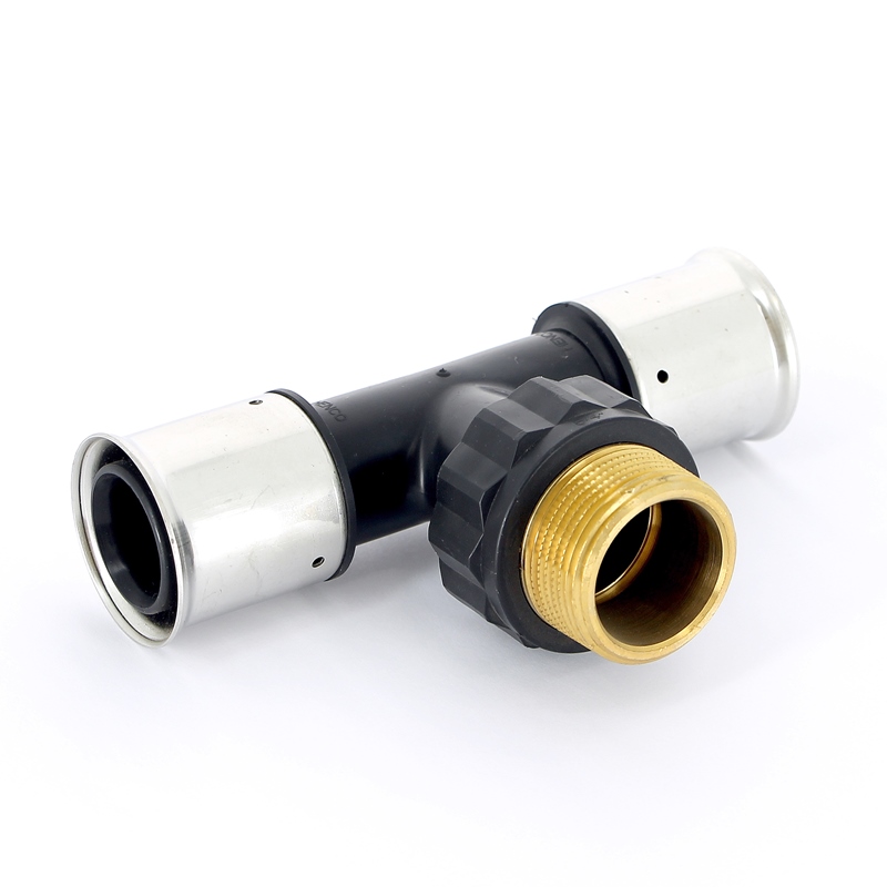 Тройник пресс-Н" PVDF HENCO 40х1"1/4х40 14PK400740