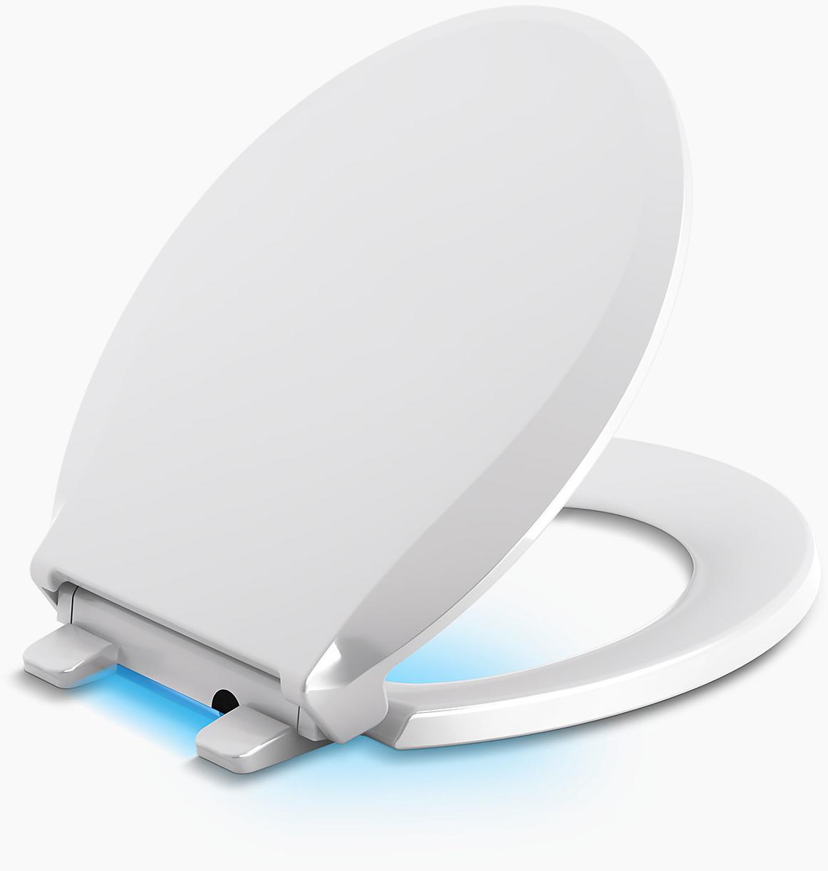 KOHLER Cachet Nightlight Quiet-Close  Круглое переднее сиденье для унитаза K-75758-7  - Вид №1