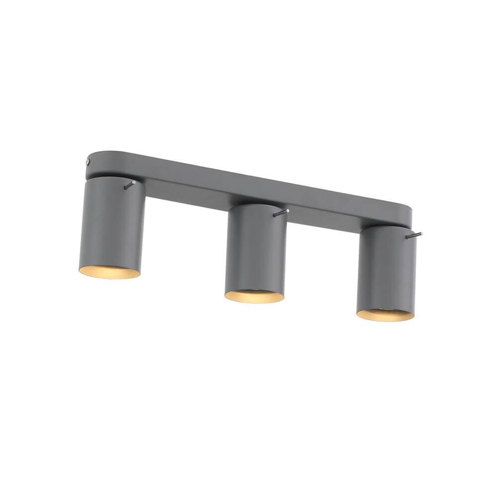 Спот потолочный светодиодный на 3 лампы серый Fanale SL597.701.03 ST LUCE FANALE 00-3924433 Серый  - Вид №1