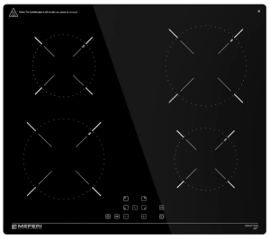 9168770 Индукционная варочная поверхность Meferi MIH604BK LIGHT