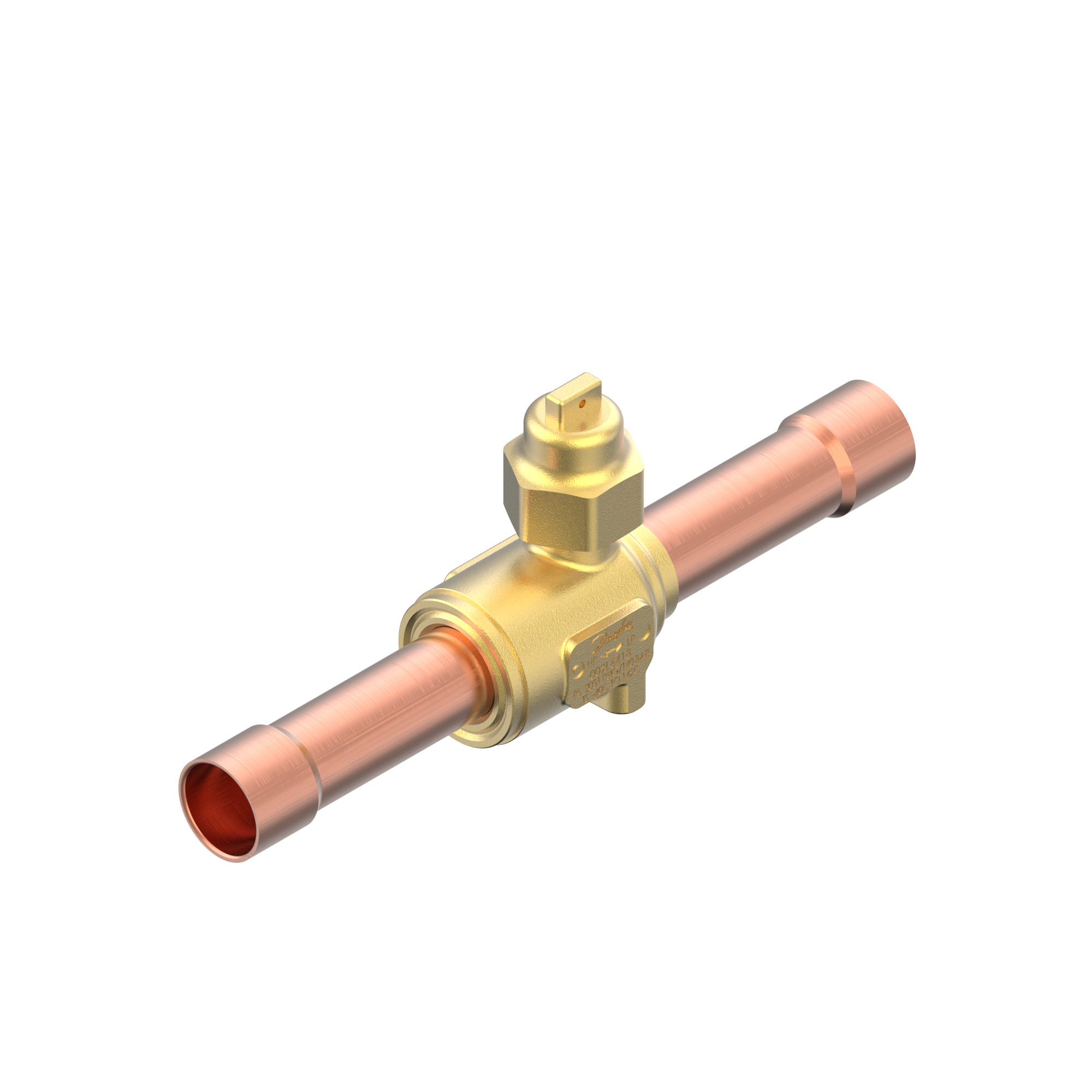 Danfoss GBCT — Запорные шаровые краны для CO2 140 бар GBCT 6s Кран шаровый 009L6581  - Вид №7