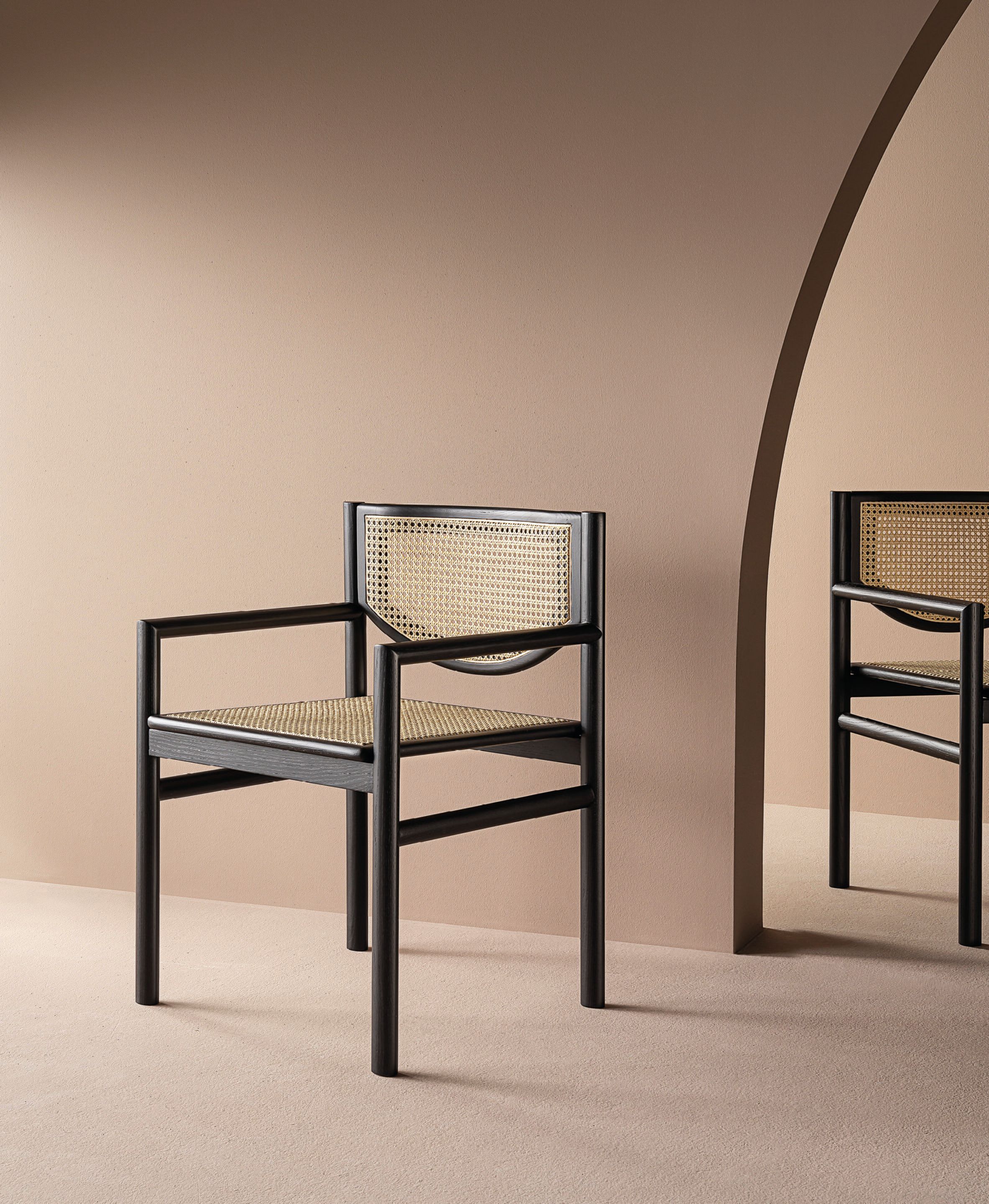 Венский стул из ясеня и соломы с подлокотниками Casamilano KLARA ARCH-00072499 - Вид №9