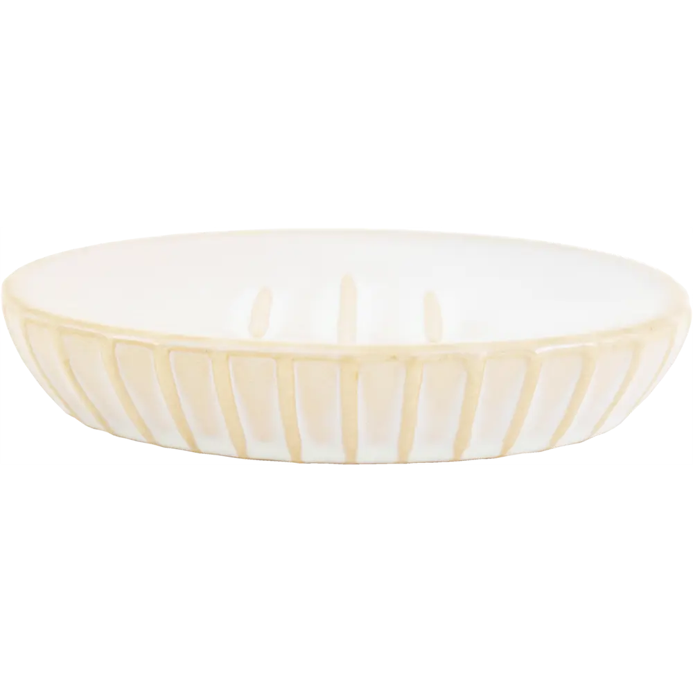 Мыльница Swensa Lotta керамика цвет бежевый STLM-2030048 - Вид №1