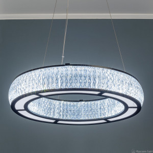 Frezia Light 1019 матт черная люстра подвесная