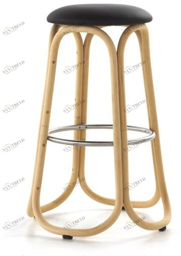 EXPORMIM Высокий табурет из ротанга с подставкой для ног  T088 / t084 