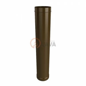 Труба-сэндвич LAVA 115/180 мм. 1 м. коричневый (8017)