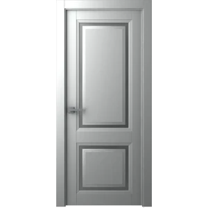 Дверь межкомнатная глухая Аурум 2 эмаль серый 2000x600 мм