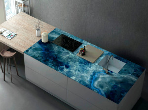 Декоративная стеклянная панель