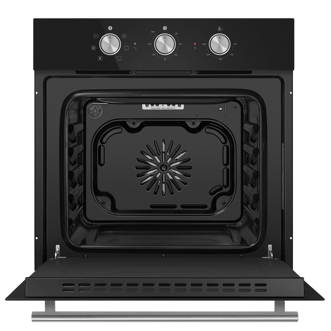 9100946 Электрический духовой шкаф HOMSair OEF606BK черный STDN-0068735 - Вид №3