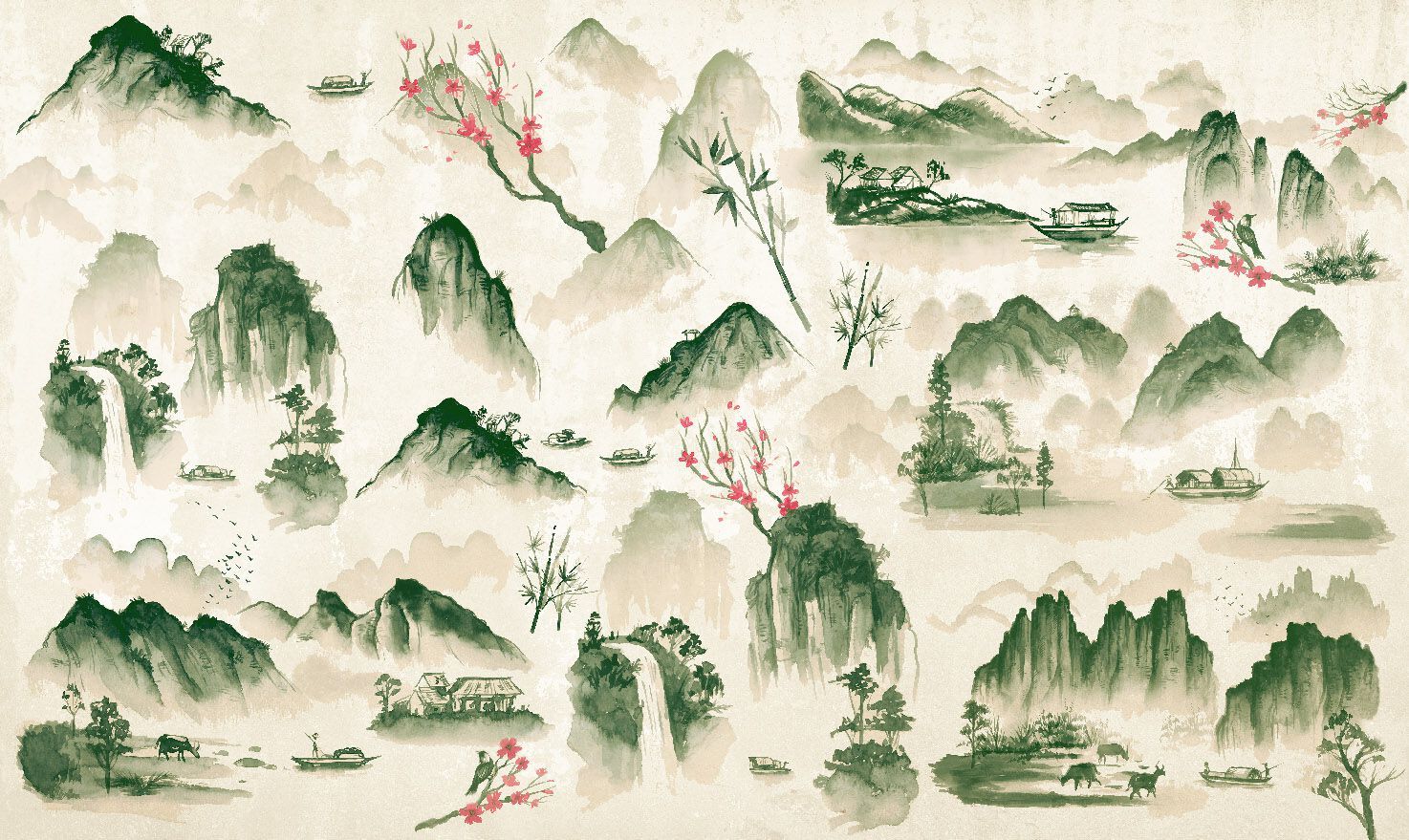 Обои с пейзажами Jannelli&Volpi KUNISAKI ARCH-00118276 - Вид №3