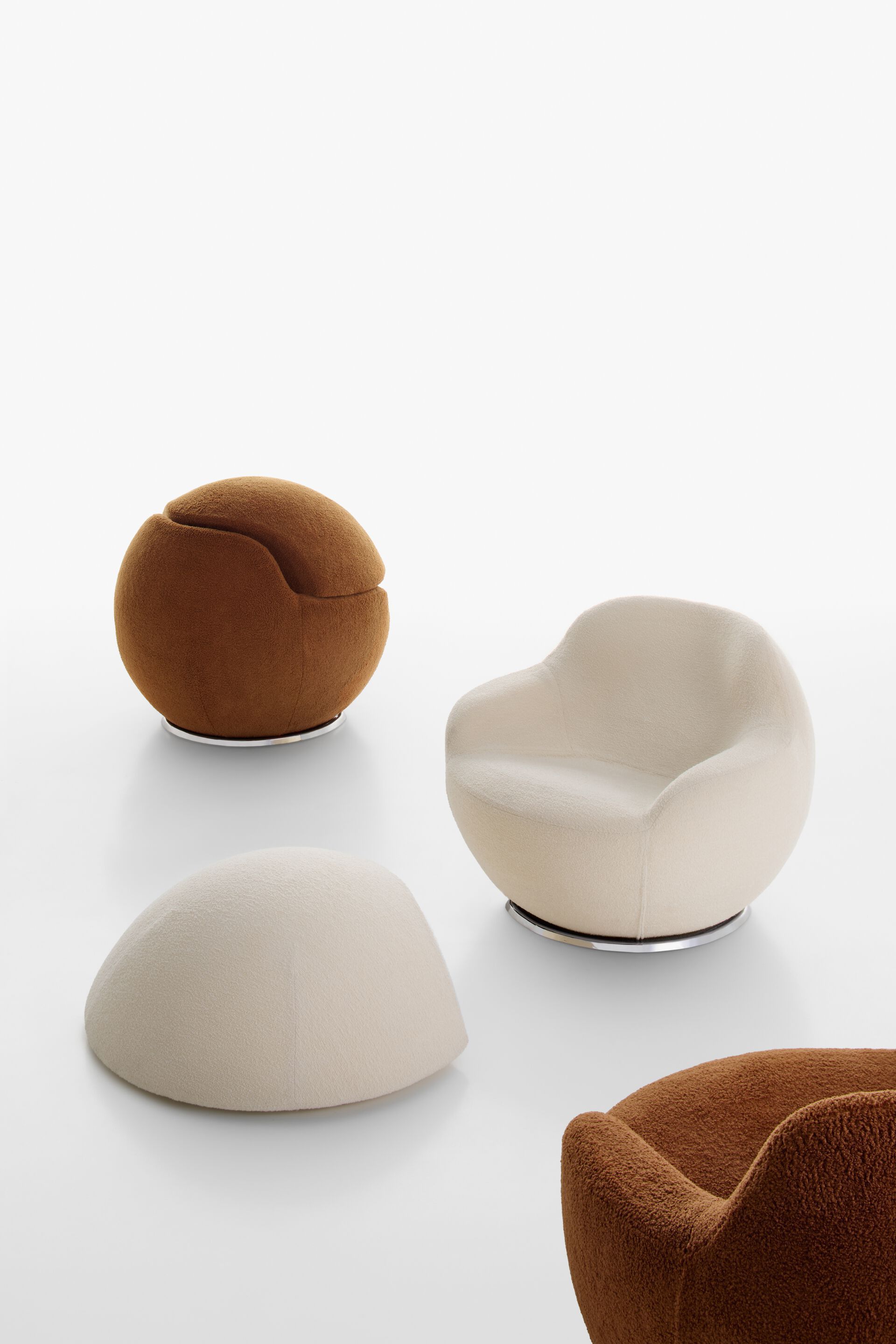 Тканевое кресло с оттоманкой ACERBIS PALLA ARCH-00028372 - Вид №4