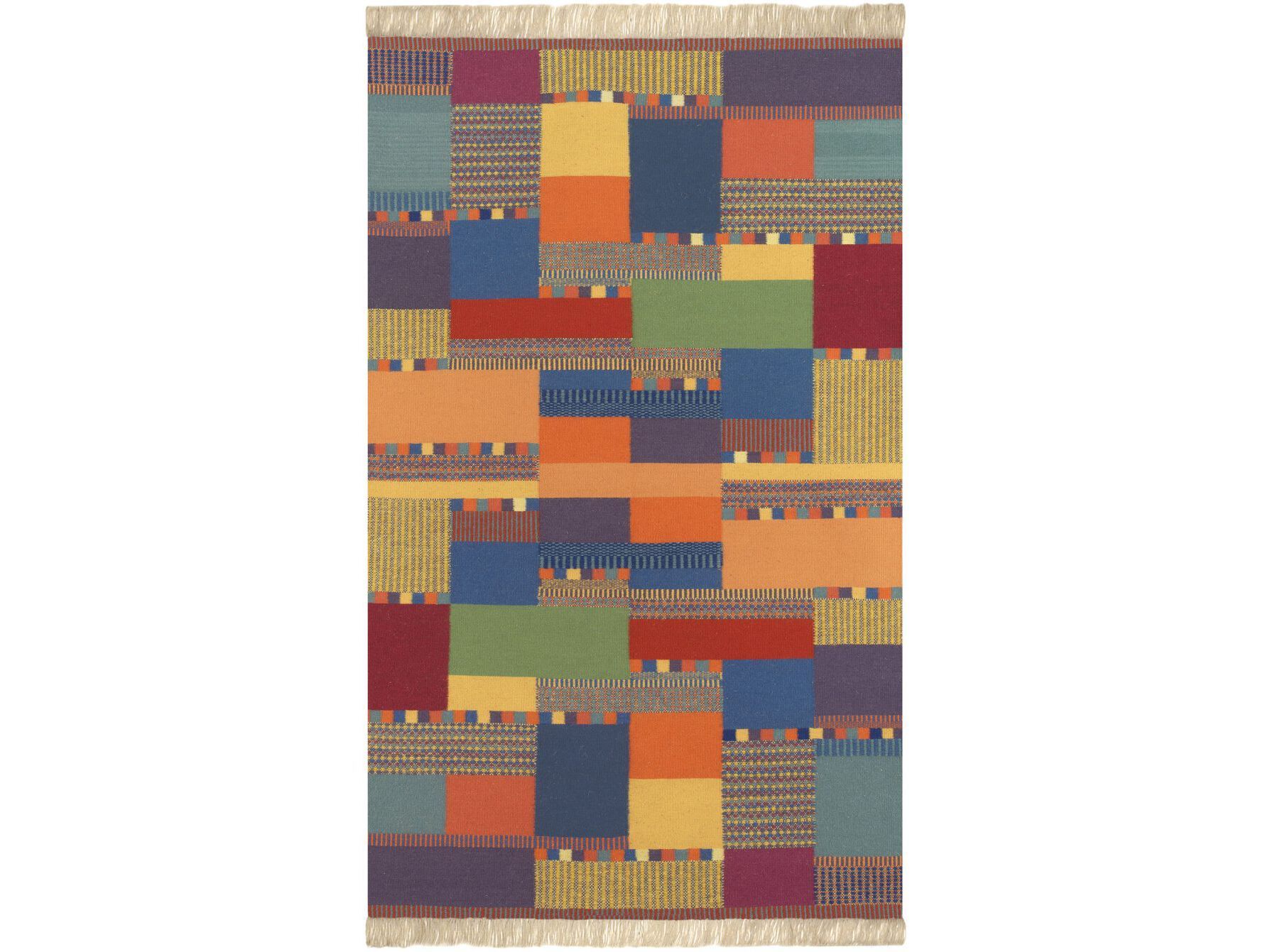 Шерстяной ковер ручной работы в стиле пэчворк Eugenia Pinna Ambisues ARCH-00060394