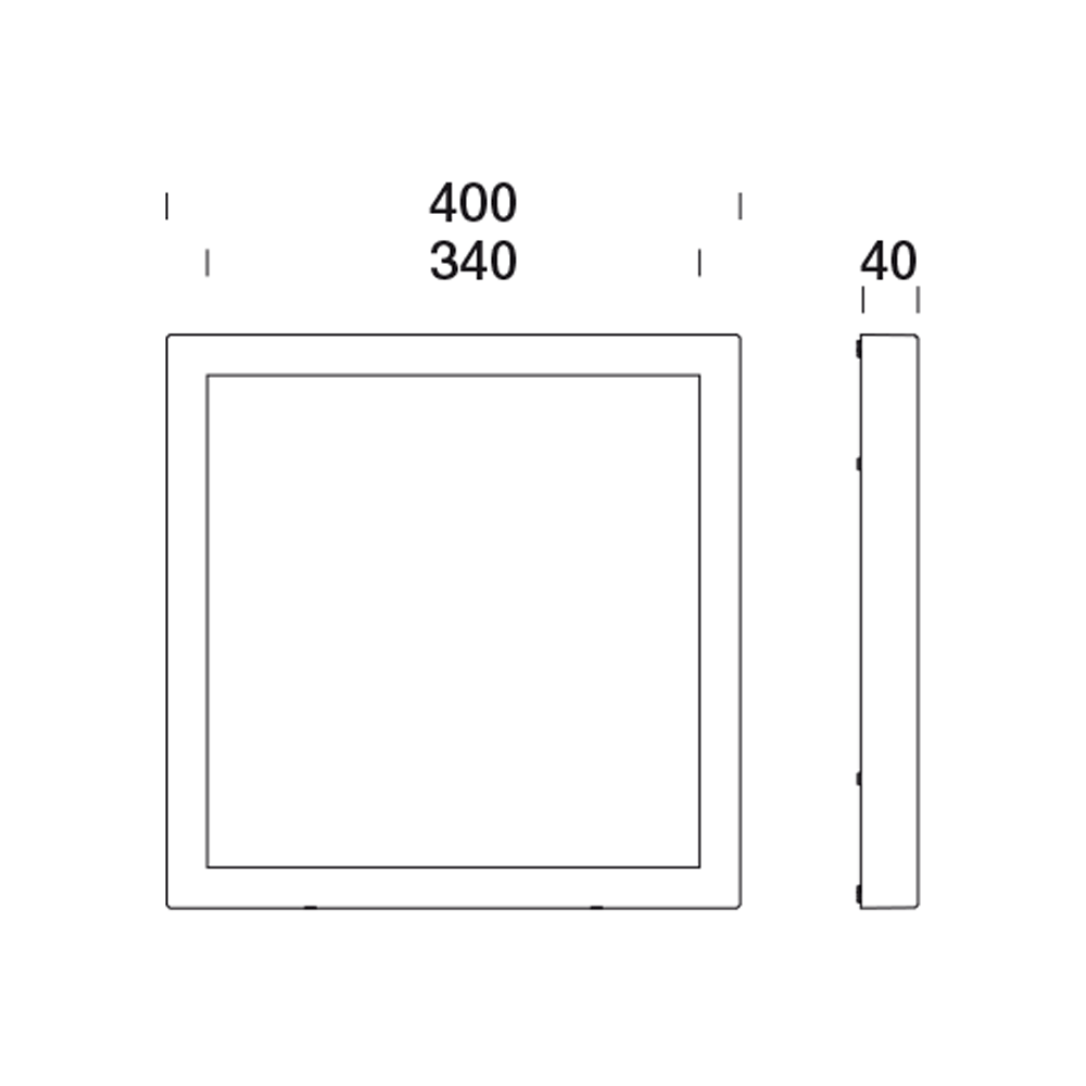 5040366 Потолочный светильник Platek PIX  PIX 40 - LED 4000K diffuse - Вид №6