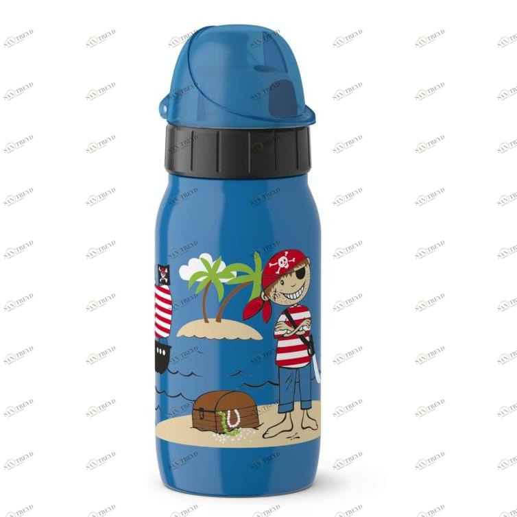Термофляжка детская голубая 0,35 л Iso2Go "Пират" EMSA ДИЗАЙНЕРСКИЕ 00-3951786 Синий 