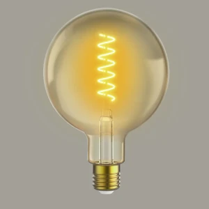 Лампа светодиодная Lexman G120 E27 220-240 В 5 Вт янтарная 470 лм теплый белый свет