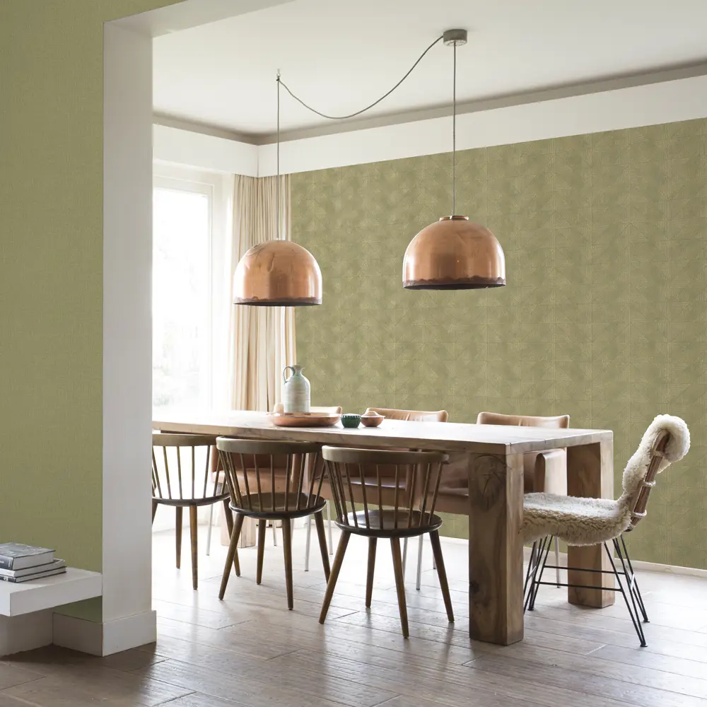 Обои флизелиновые Rasch Tendencia зеленые 1.06 м 975239 STLM-2138457 - Вид №3