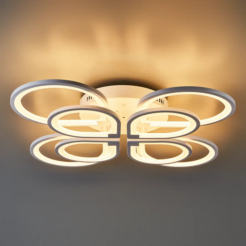 Люстра СЕМЬ ОГНЕЙ SF7099/8C-WT LED с регулируемым белым светом 84168093 STLM-0046690 - Вид №2