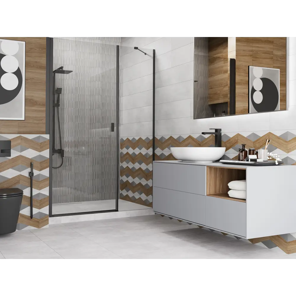 Настенная плитка KREAFORTA Mersey Concrete 20x40 см 1.62 м² матовая цвет серый STLM-2110672 - Вид №8