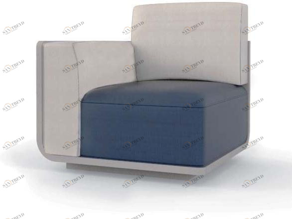 Manufatti Viscio Угловое кресло с огнестойкой обивкой Air sun-id-1443584