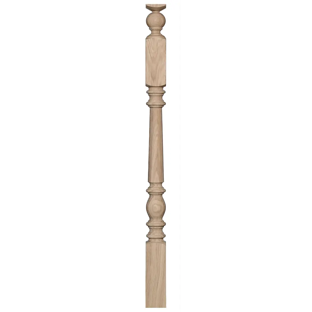 Столб сращенный бук экстра Пять колец 80x80x1200 мм Santreyd Кольцо STLM-2046855