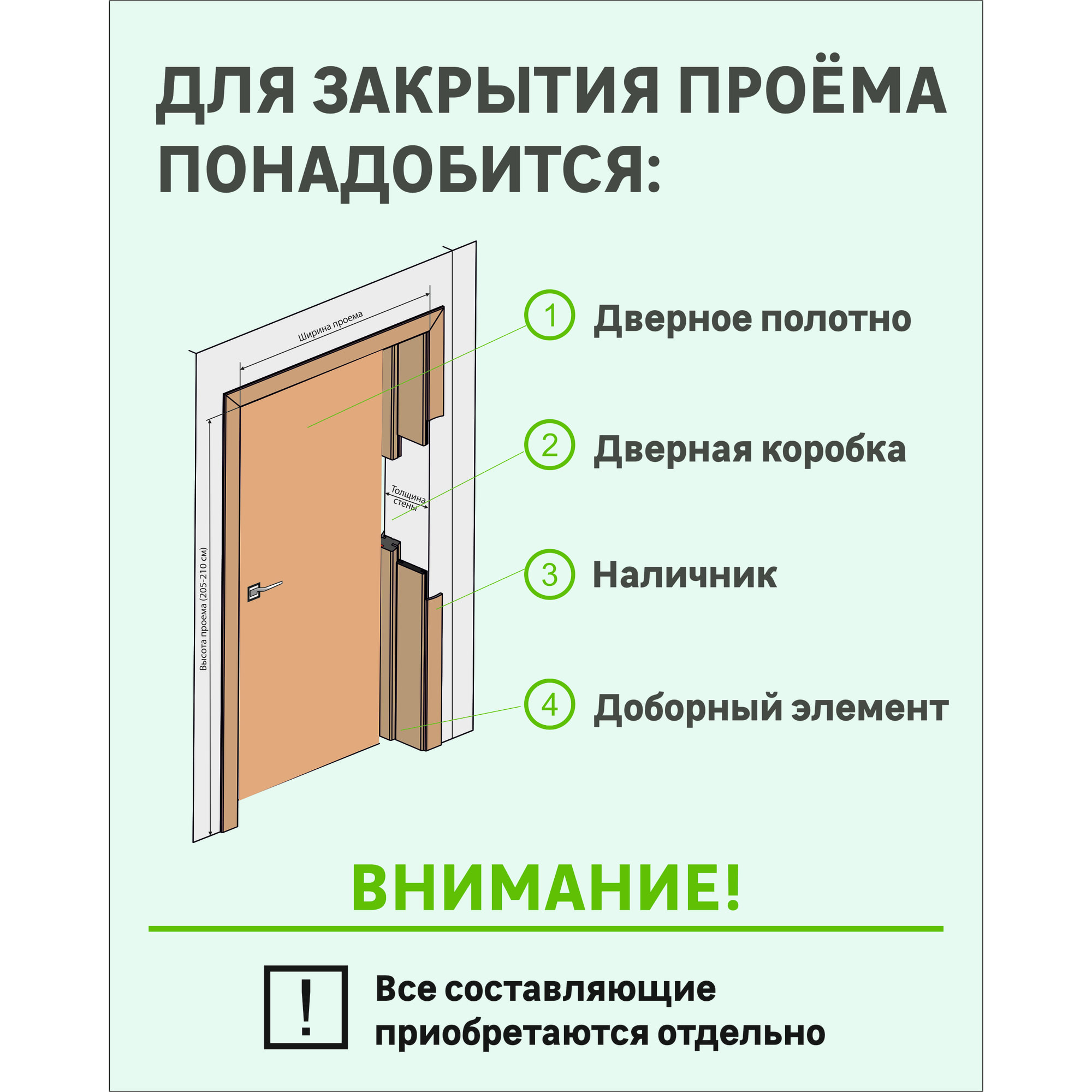 81933673 Дверь межкомнатная Лайн глухая ламинация цвет дуб бриг 60x200 см Santreyd  - Вид №6