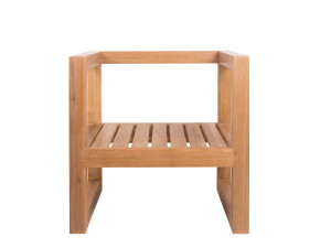 Садовое кресло из тикового дерева с подлокотниками