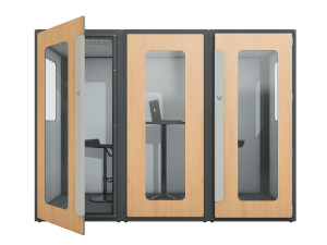 Многосторонняя акустическая офисная кабина