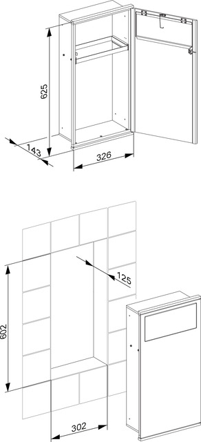 44988011702 Модуль для умывальника 1 KEUCO Plan Integral - Вид №2