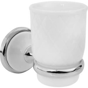 Стакан для зубных щёток подвесной Brissen Aster керамика цвет прозрачный
