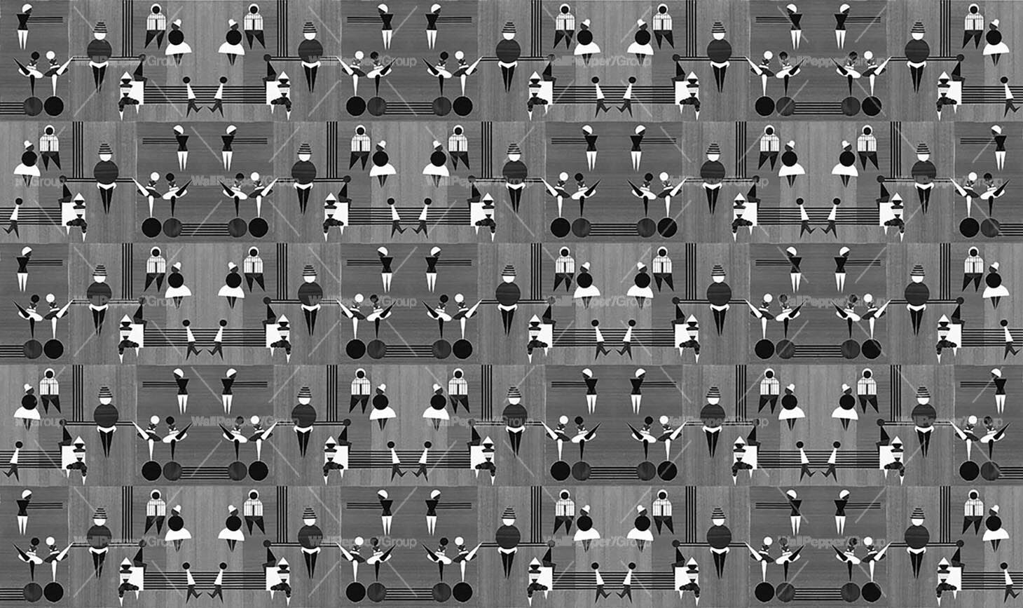 Геометрические обои ПВХ бесплатно, экологически чистые, моющиеся WallPepper DAS BALLET ARCH-00126929 - Вид №3