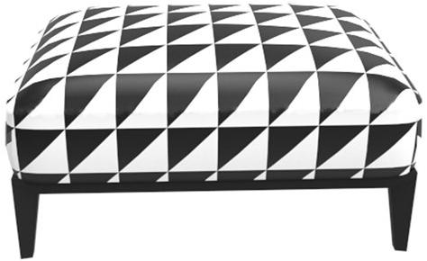 MOMENTI Прямоугольный пуф из ткани The black attitude Pn-301 - Вид №5