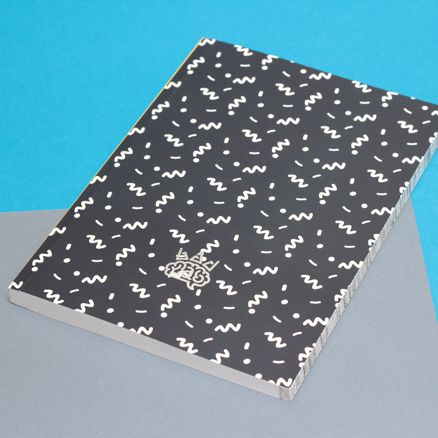 0210 Блокнот а5 memphis - sunset BadLab  - Вид №3