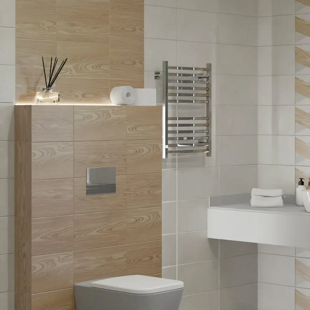 Плитка настенная Mersey Woody A0554D14105 20x40 см 1.6 м² матовая цвет бежевый Santreyd STLM-2204075