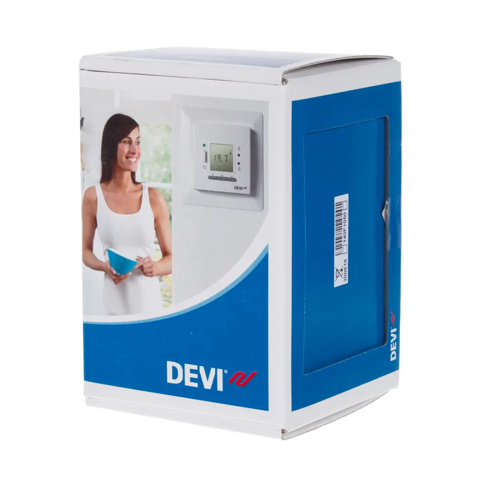 Терморегулятор для теплого пола Devireg 535 цифровой, 3500 Вт, цвет белый STLM-2152615 - Вид №1