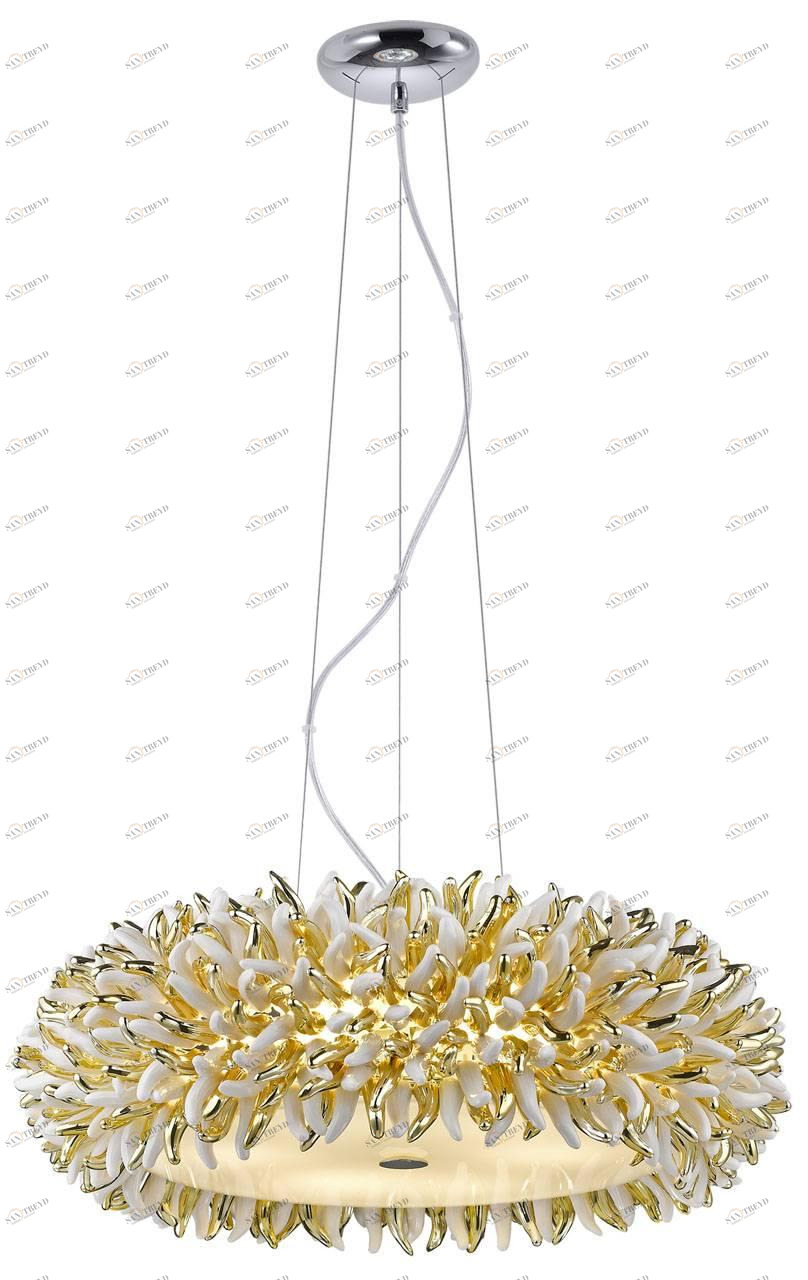 Подвесной светильник Divinare Barbara 1336/03 SP-6 DIVINARE ДИЗАЙНЕРСКИЕ, BARBARA 071171 Золотой 