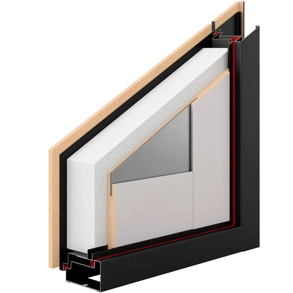 Дверь входная металлическая Волюм Скай 95x205 см левая шелк белый с зеркалом TOREX STLM-2043897 - Вид №15