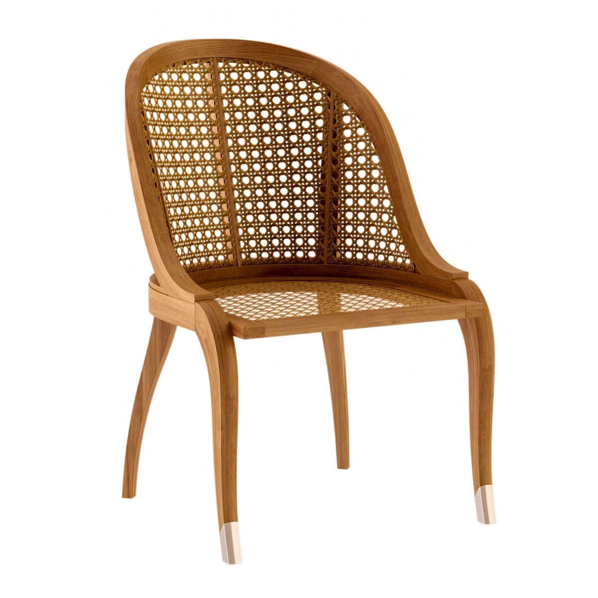 Стул для сада из тикового дерева ASTELLO Tulipe ARCH-00091279 - Вид №1