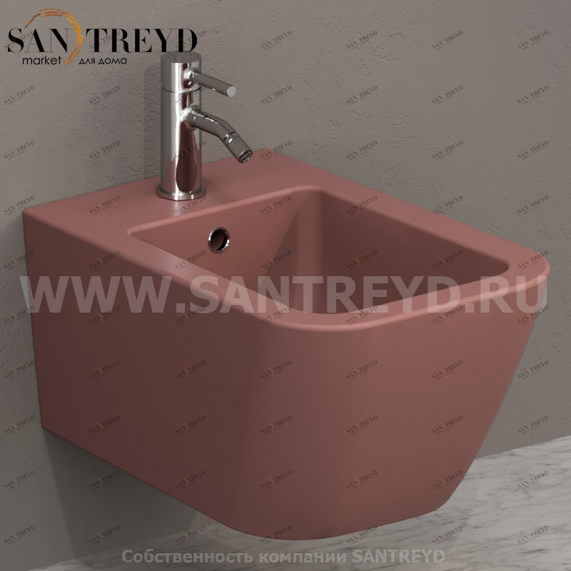 STS10FR Биде подвесное STONE Ceramica Globo