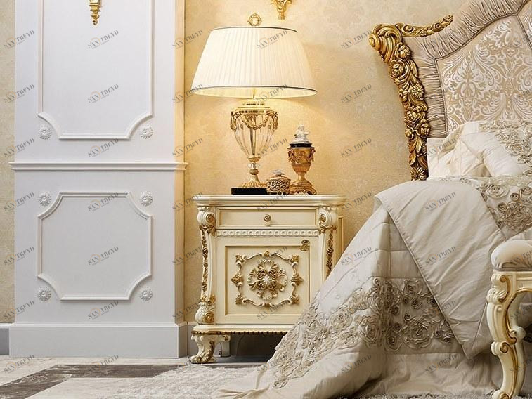 Modenese Gastone Лаковая прикроватная тумба с ящиками Deluxe sun-id-1367757