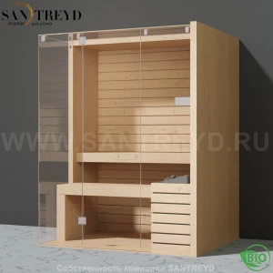 Effegibi SKY CORNER 45 BI55400022 Био-сауна. Мощность: 4,5 кВт макс. Размеры: длина 170 см, ширина 130 см. Отделка: канадский хемлок.